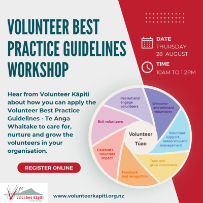 Volunteer Best Practice Guidelines Workshop - 28th August 2025