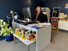 Carol, Volunteer Receptionist at the Cancer Society Kāpiti.