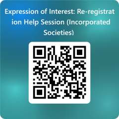 Expression of Interest: Re-registration Help Session (Incorporated Societies)