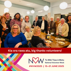 Otaki Womens Community Club volunteers at a meeting