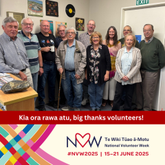 Coast Access Radio volunteer team stand together