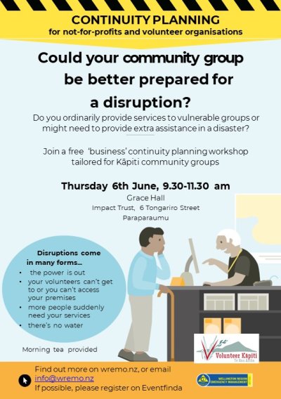 Emergency Planning for NGOs/Community Groups